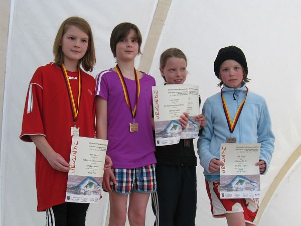 links: Nele Gampp (Silbermedaille Jugendmehrkampf)